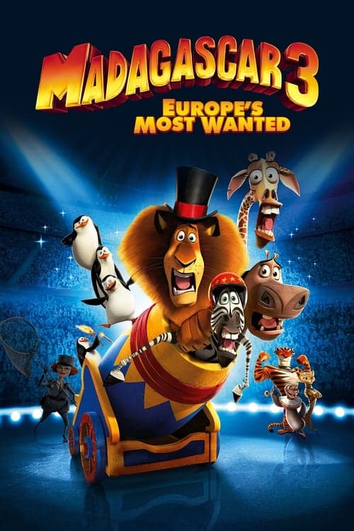 Madagaskar 3: Avrupa'nın En Çok Arananları posteri
