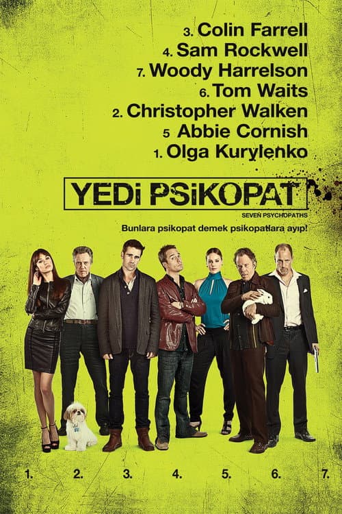 Yedi Psikopat posteri