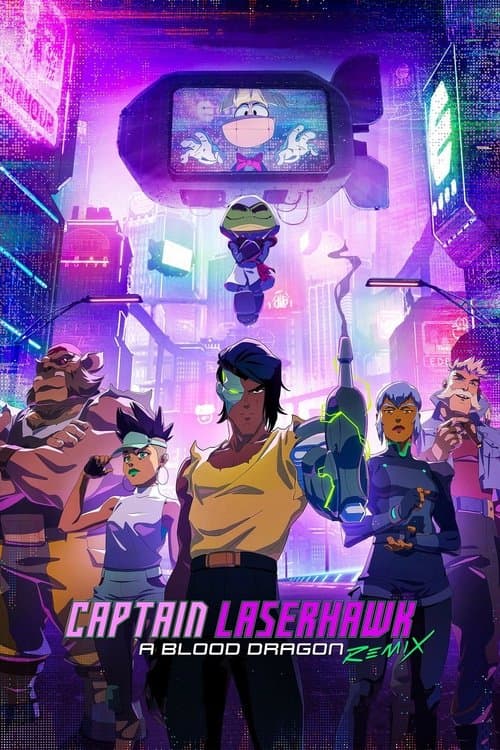 Captain Laserhawk: A Blood Dragon Remix posteri