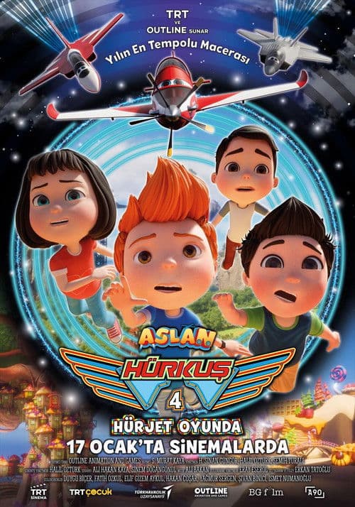 Aslan Hürkuş 4: Hürjet Oyunda posteri