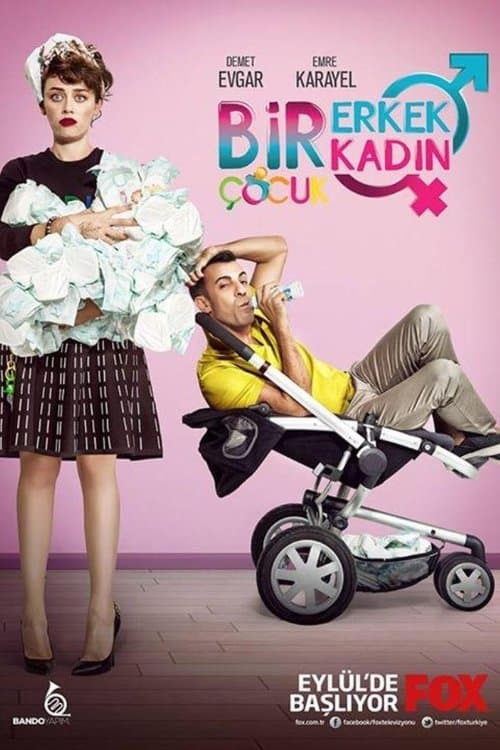 1 Erkek 1 Kadın 2 Çocuk posteri